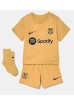 Fotbalové Dres Barcelona Gerard Pique #3 Dětské Venkovní Oblečení 2022-23 Krátký Rukáv (+ trenýrky)